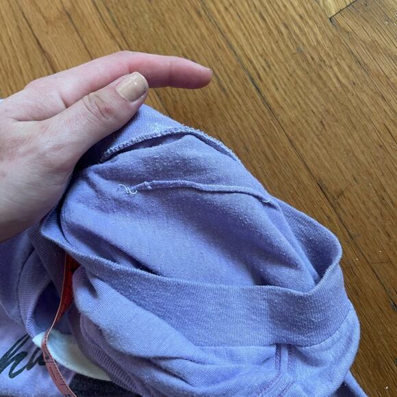 80s Vintage Michael Jackson Purple Single Stitch Muscle T Shirt - Picture 8 of 9